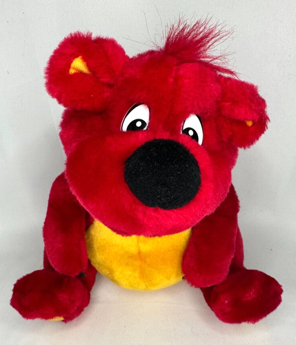 Red Yellow Bear Sitting Plush - Picture 3 of 8