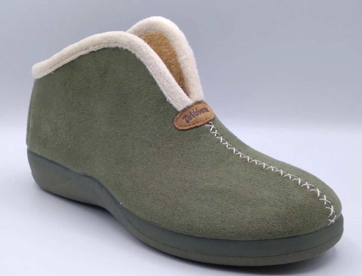 Green slippers ladies sale