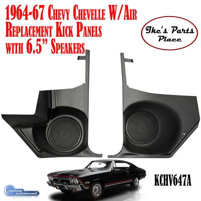 Custom Autosound KCHV647A 64-67 Chevy Chevelle W/Air Kick Panels & 6.5'' Speakers