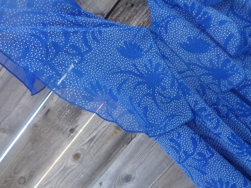 True vintage full length blue and white dress (see description) - Picture 5 of 5