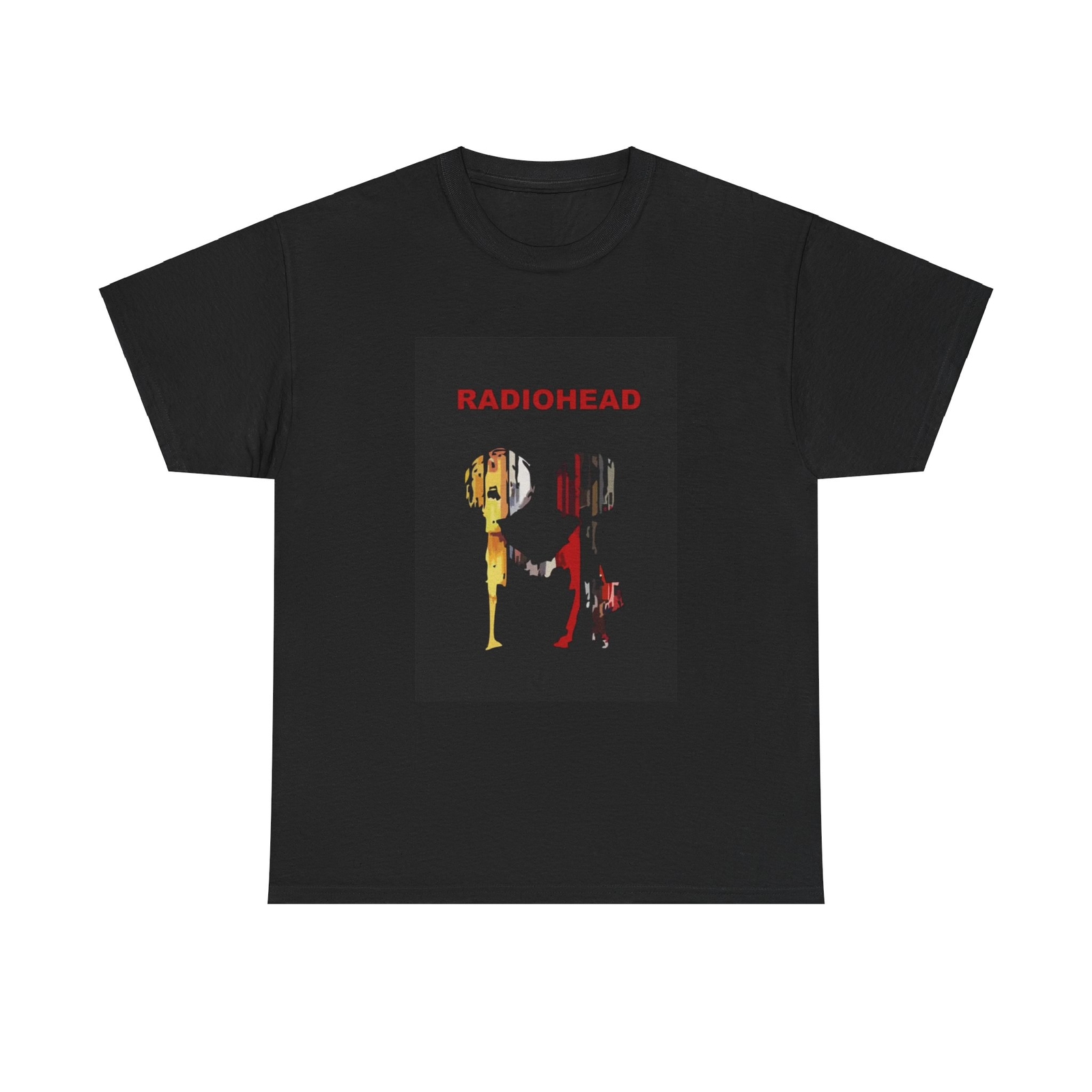 Radiohead Shirt Vintage graphic tee cd art rock retro Unisex Heavy Cotton Tee