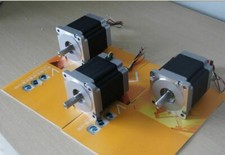3pc Nema 23 stepper motor 0.9 ,0.9N.m 1.7A ,51mm Length bipolar 4wires CNC