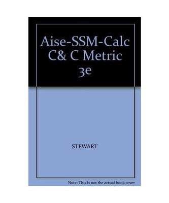 SSM Calculus. Concepts and Contexts. Metric Version, James Stewart