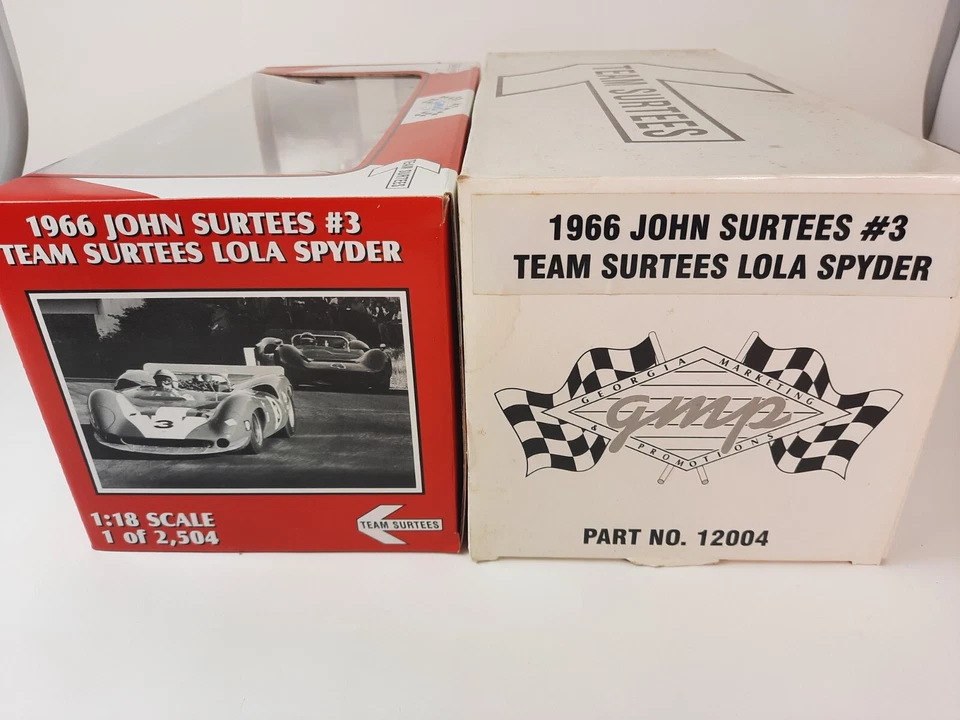 GMP Lola Spyder #3 John Surtees 1966 1/18 12004 - Immagine 4 di 4