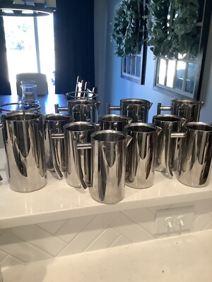 Frieling French Press Double Wall  Coffee Pitcher Cafe Carafe 11 Total READ DES.