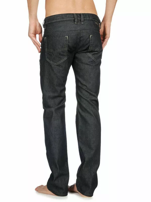 Diesel Koolter 0880G Slim Straight Men's Jeans Dark Blue W28