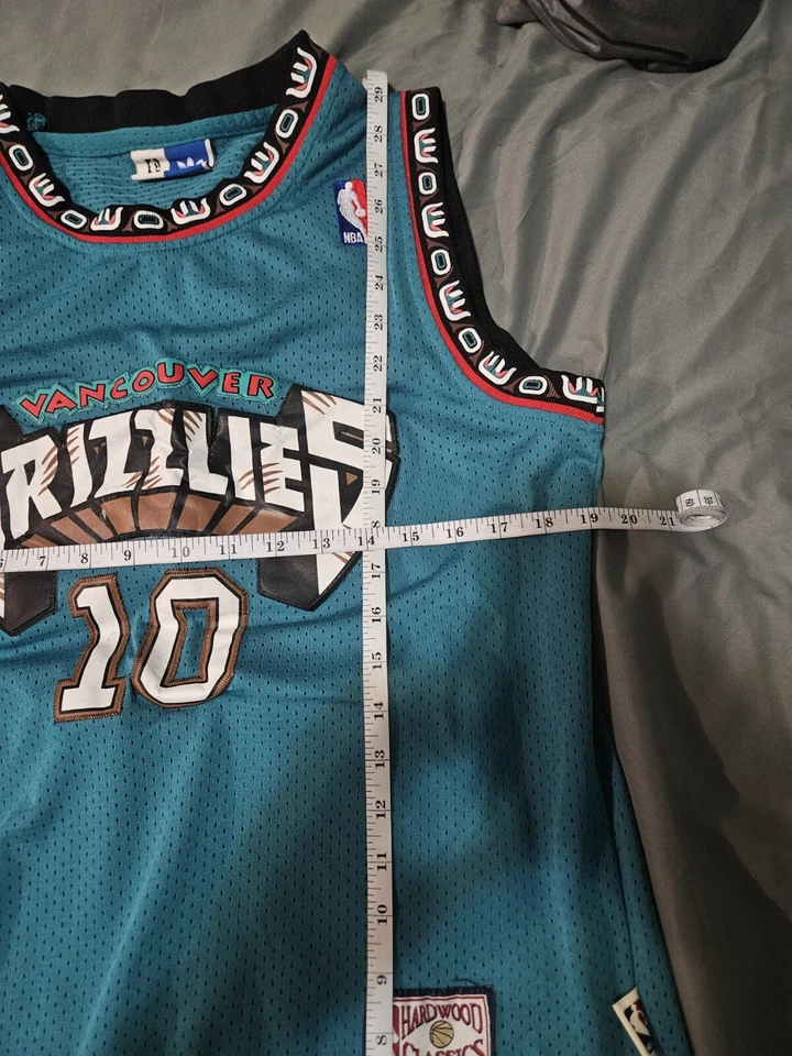 Camiseta Adidas Vancouver Grizzlies Hardwood Classics Throwback NBA Mike Bibby... Foto 4 de 4