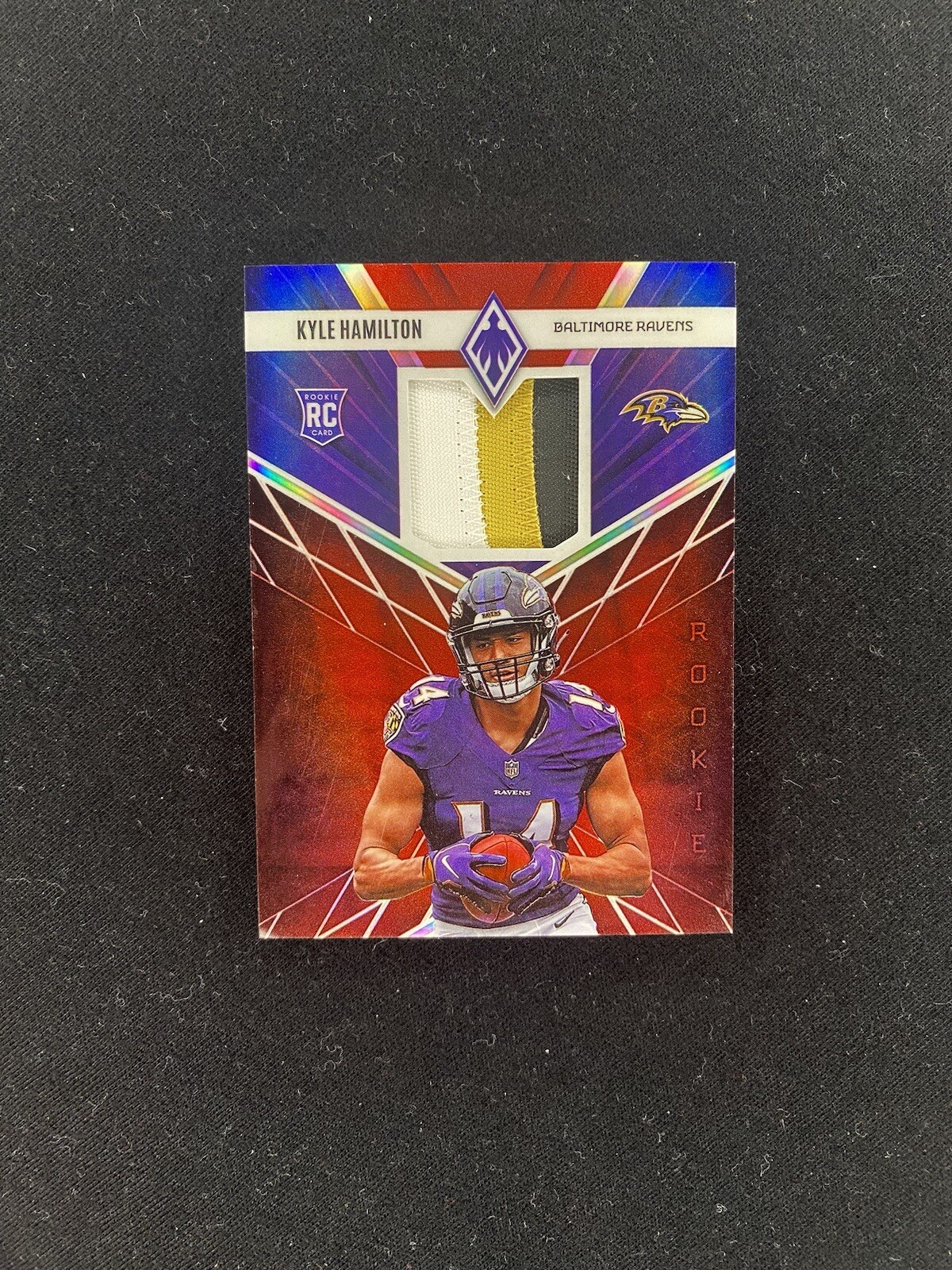 Kyle Hamilton Panini Phoenix Rookie Memorabilia #RME28 Red