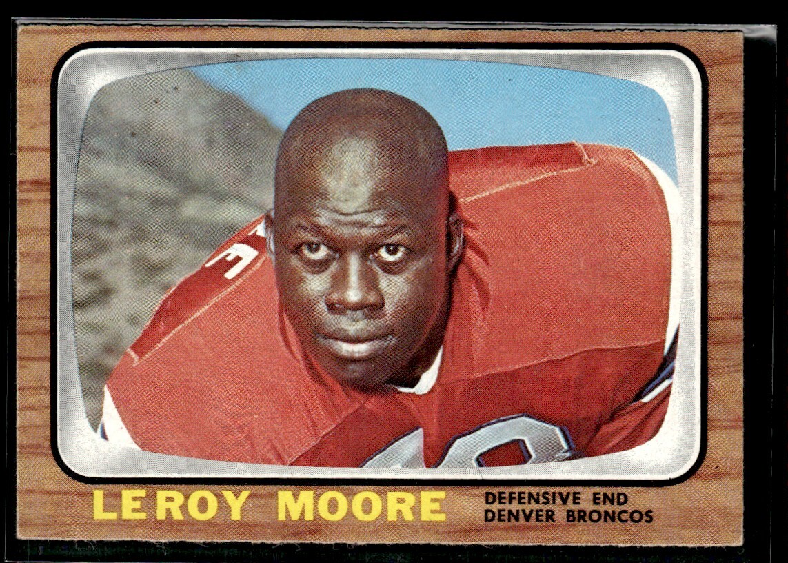Leroy Moore #41 Football Cards 1966 Topps trading card — raw and PSA graded price guide