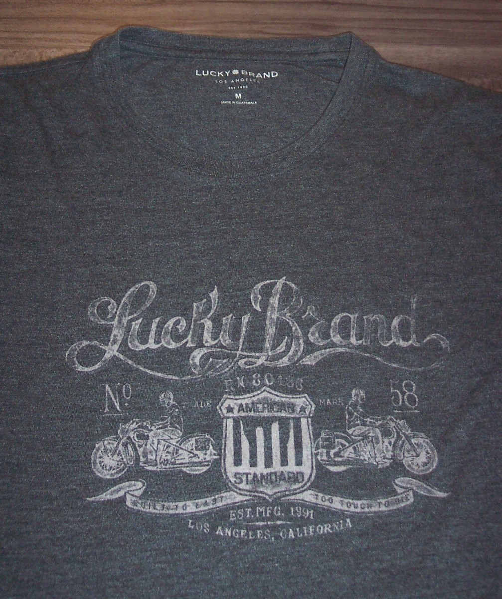 LUCKY BRAND Los Angeles T-Shirt MENS MEDIUM | eBay
