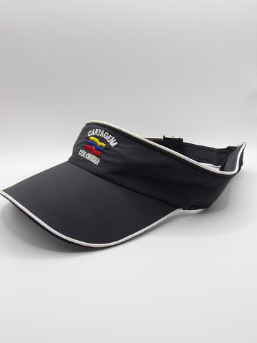 Cartagena Columbia Visor Gray Adjustable Hook and Loop - Picture 3 of 4