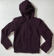 Preowned- H M Full Zip Hooded Jacket Womens Size 8