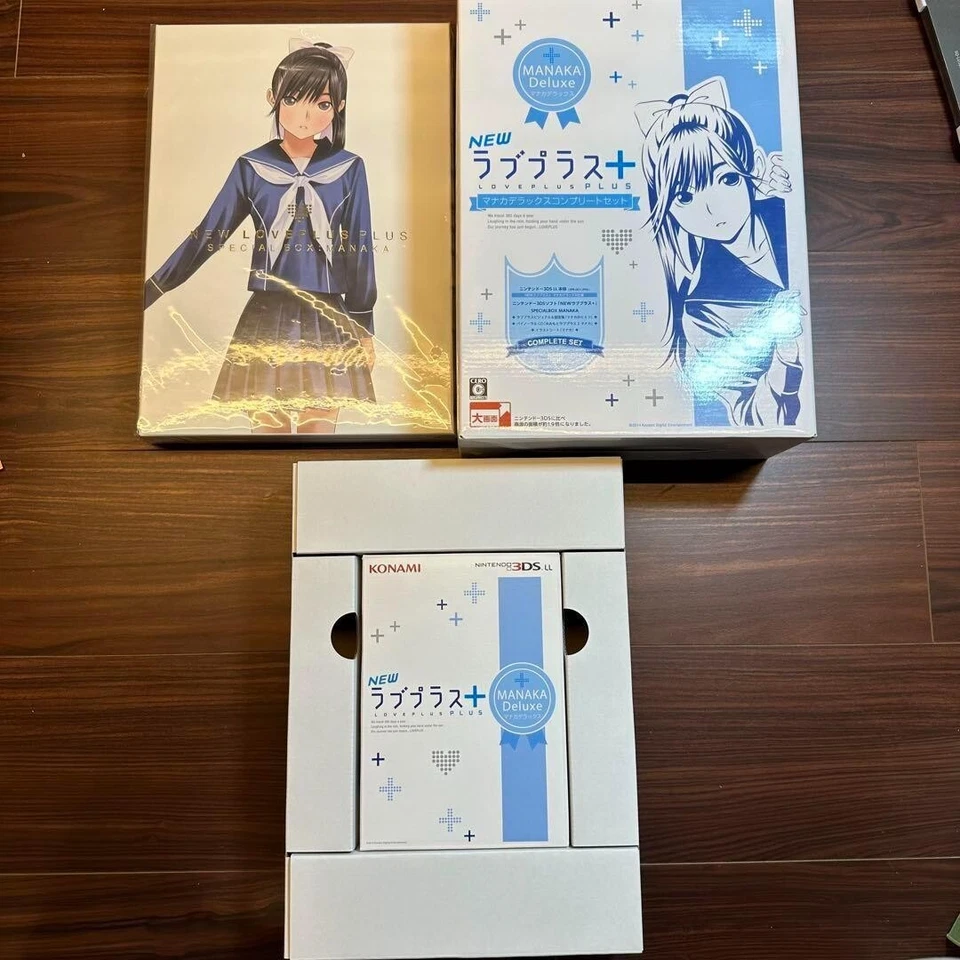 3DS LL NEW Love Plus + Complete Set Manaka Deluxe 2014 game Nintendo konami - Image 2 of 4