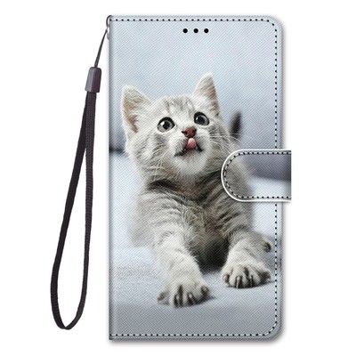 Cute Cat Wallet Phone Case For Google Pixel Honor Magic Huawei Sony Nokia 1S 3l
