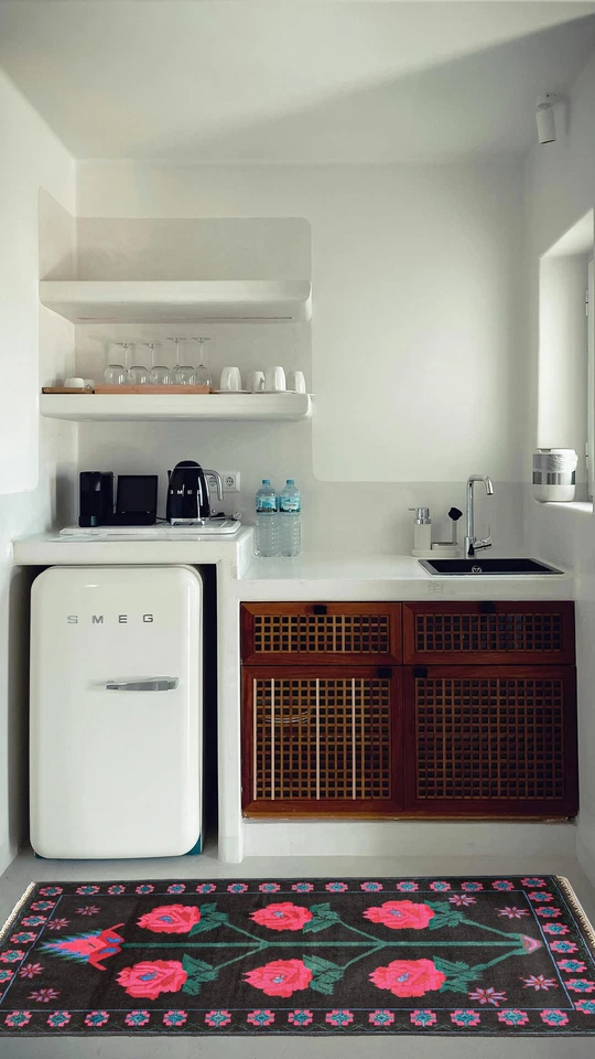 Alfombra oriental tradicional vintage anudada a mano de lana de 2'10" x 4'11" Foto 2 de 4