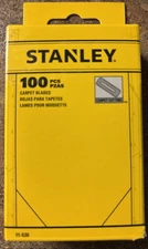 100 New Stanley Model 11-530 Carpet Razor Blades