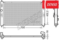 RADIADOR REFRIGERANTE DRM45050 DENSO I