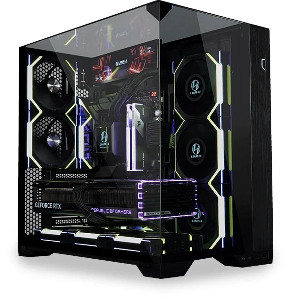 Lian Li O11 Vision Gaming PC - AMD Ryzen™ 7 7800X3D - RTX 5070 Ti - 32GB - 1TB
