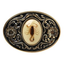 1Pcs Scorpion Vintage Style Cowboy Antique Scorpion Belt Buckle Glow in dark New