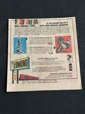 #18 EDMUND SCIENTIFIC COMPANY FACTORY STORE Sunday Comics Section Ad  1977