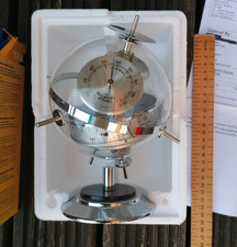 TFA Sputnik German Chrome Desk Top Classic WEATHER STATION New 2017