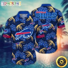 Buffalo Football Team Billss Hawaiian Casual Button Down Shirt Unisex Adults