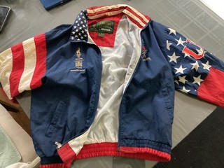 Vintage Olympic UPS Starter Jacket Gently Used Medium Size
