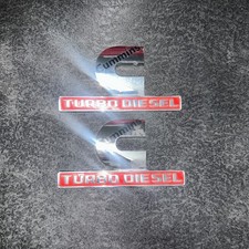 2 2019 - 2025 Dodge Ram 2500 3500 Cummins Turbo Diesel Fender Emblems Oem
