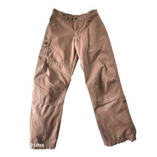 Patagonia Kids Durable Cargo Hike Pants Tan Size Medium Outdoor Adventure Casual