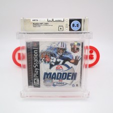 PS1 Game MADDEN NFL 2001 - AUTOGRAPHED EDDIE GEORGE - WATA GRADED 8.5 A Sealed!