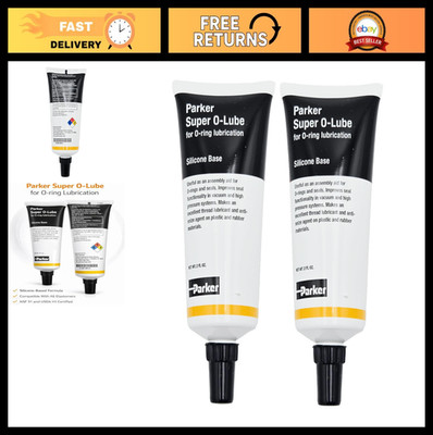 Super O-Lube O-Ring Lubricant - 2 Oz Tube, Waterproof, Non-Toxic, High-Performan