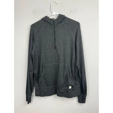 Vuori Ponto Performance Half-Zip Hoodie Men's Small Gray Heather