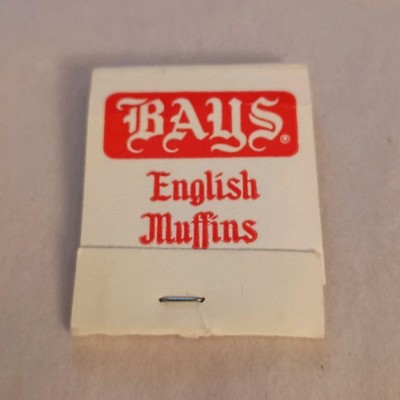 Vintage Unstruck Matchbook Bays English Muffins Bread Promotional Advertising