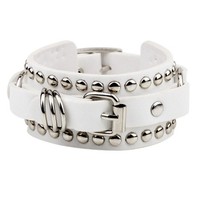 Unisex Punk Rocker Armband Gothic Ledermanschette Mit Spikes Nieten Nieten 9345