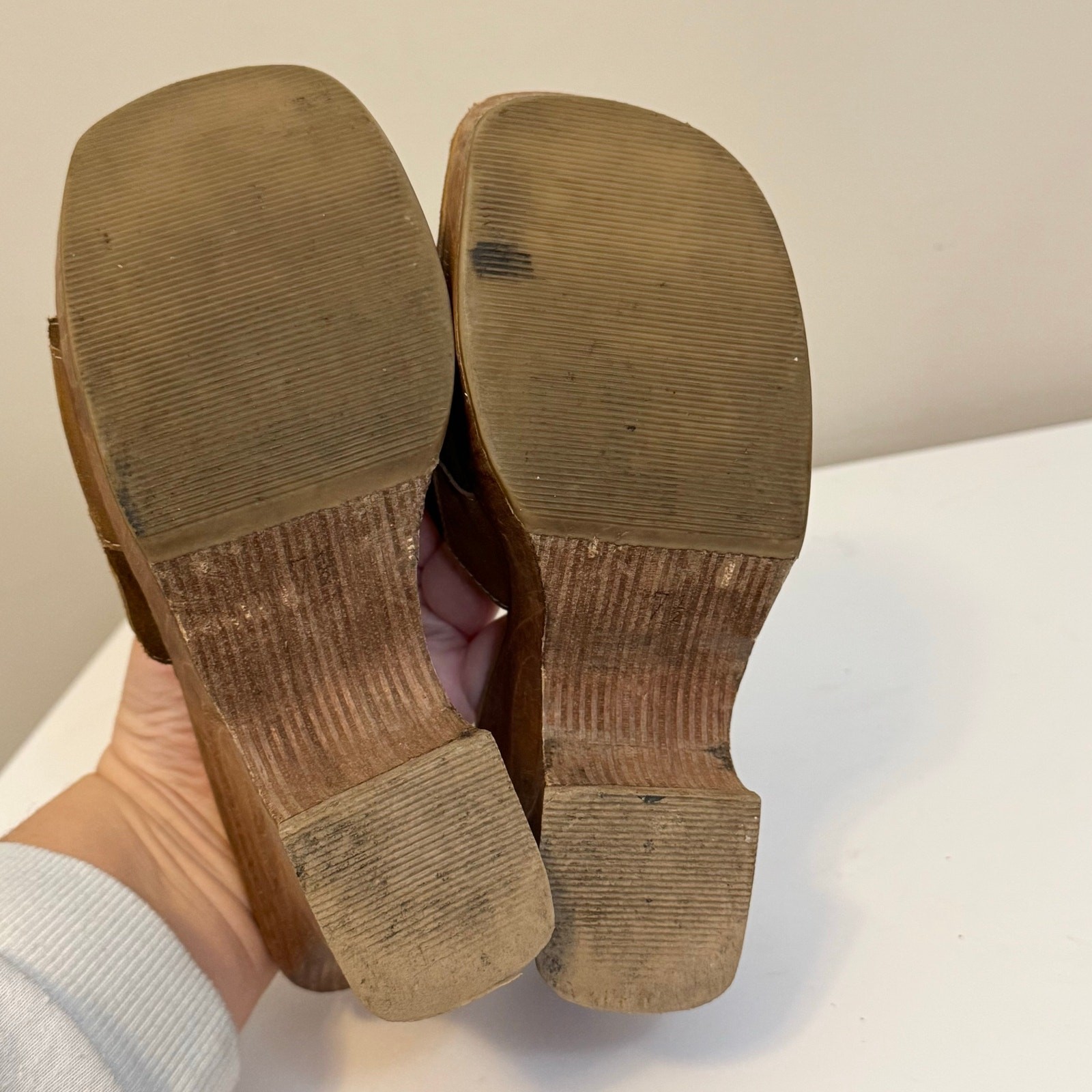 Vintage Steve Madden Chunky Patchwork Platform We… - image 6