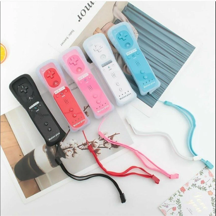 Built In Motion Plus Remote Controller For Nintendo Wii & Wii U Wiimote Nunchuck - Image 2 of 4