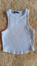Rippenshirt Weiß XS
