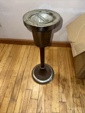 Smokador Ashtray Stand Vintage With Mason Jar 22" Tall