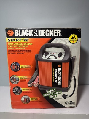#ad Black amp; Decker Start It Jump Starter New 450 Quick Starting AMPS Unused In Box $59.95
