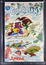1988 DC The New Guardians #2 Jungle Snow Snowflame Comic Book