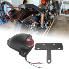 Luz de freno trasera de 12 V para motocicleta apta para Harley Bobber Chopper Café Racer