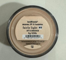 BareMinerals Original Loose Foundation Fairly Light N10 SPF 15 8g New Sealed