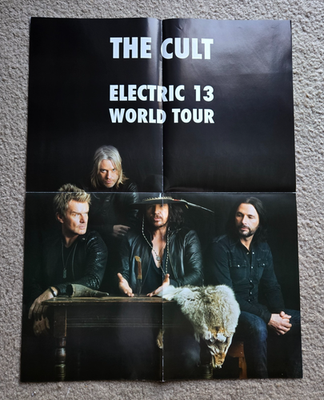 THE CULT Electric Rare Double Sided Poster 18x24 HARD ROCK | eBay