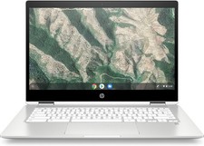 HP Chromebook x360 14b-ca0215ng - 14 pollici HD Touch 64 GB, B&O, Chrome Silver
