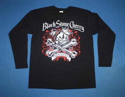 Black Stone Cherry Shirt Double Sided Southern Rock Band Schwarz Herren T-Shirt