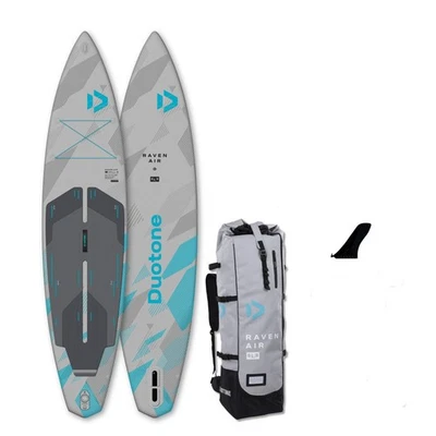 DUOTONE RAVEN AIR SLS Touring iSUP SUP Board leicht 7,2 kg SUP Set Rucksack - Bild 1 von 4