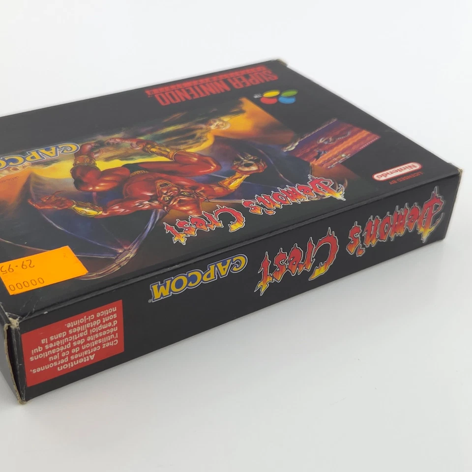 Super Nintendo Spiel : Demons Crest - SNES Modul Anleitung OVP PAL EUR - Bild 4 von 4