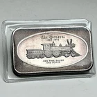 1862 - 1972 THE GENERAL STEAM TRAIN MADISON MINT 1 OZ .999 FINE SILVER ART BAR