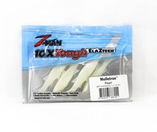 Zman Soft Lures Mulletron Swimbait 3.3" 4/Pack Pearl (6155)