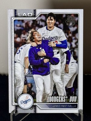 2026 Topps Series 1 World Champion Dodgers Duo #265